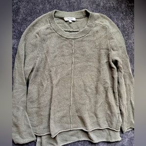 Madewell forest green sweater